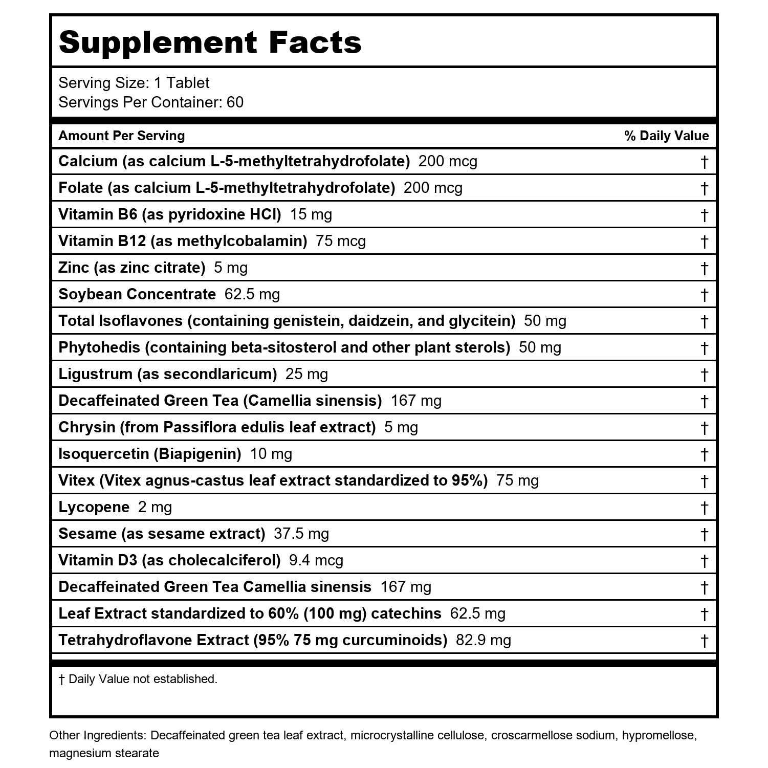 Metagenics - Testralin, 60 Count