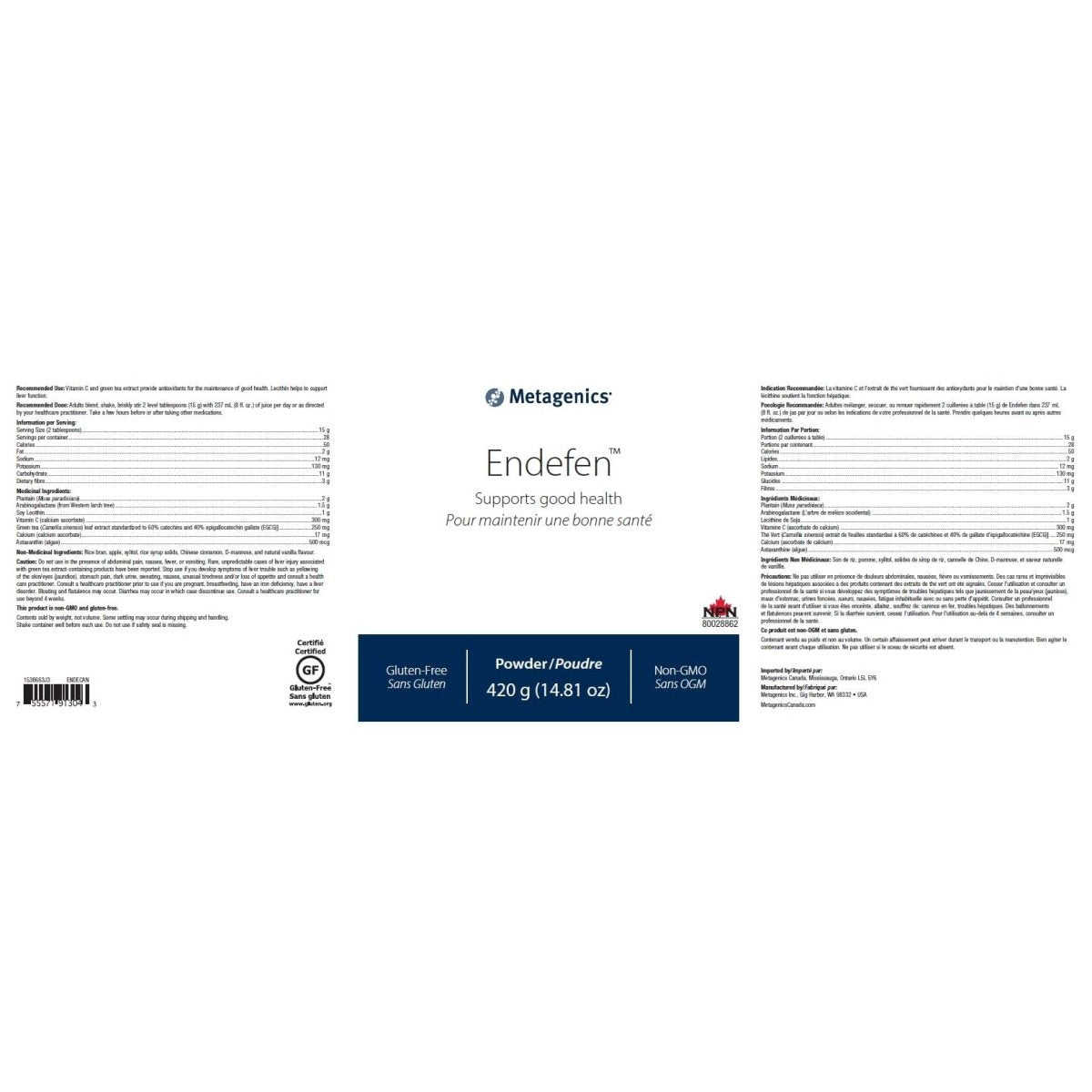 Metagenics Endefen? ? Multi-Dimensional GI Support & Protection* ? 56 Servings