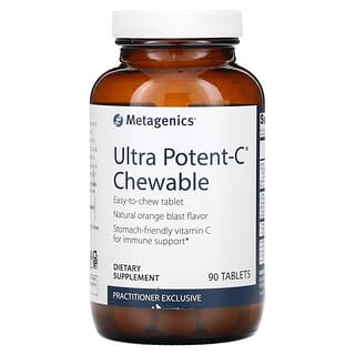 Metagenics Ultra Potent-C Chewable Natural Orange Blast Flavor 90 Tabs - TwinPak