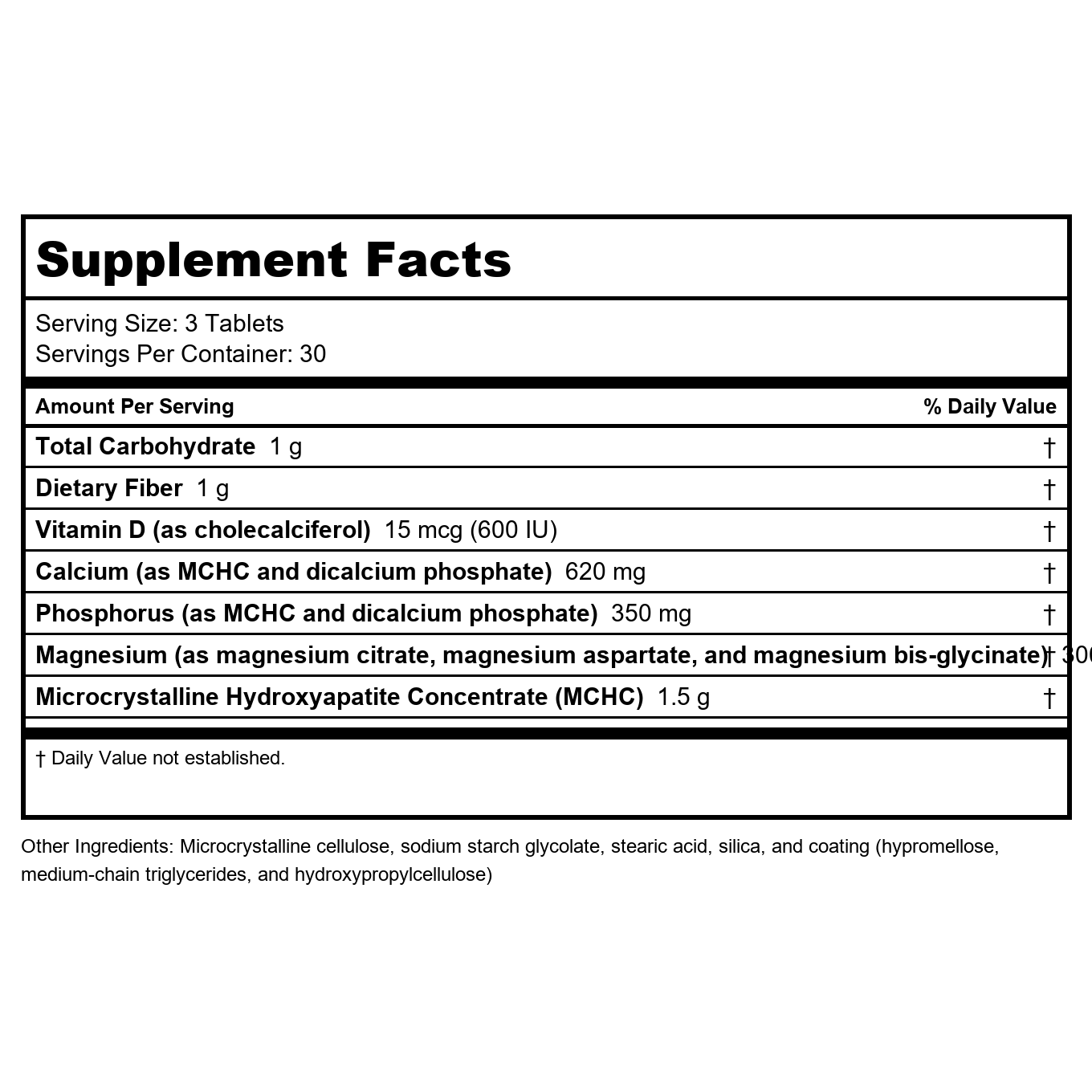 Metagenics - Bone Builder with Magnesium - 180 Tablets - Metagenics - Cal Apatite w/Mag 180T