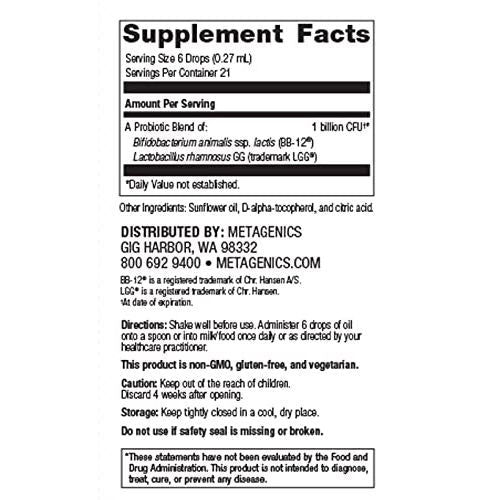 Metagenics MetaKids? Baby Probiotic ? Probiotic Support for Babies and Young Children* | 21 Servings