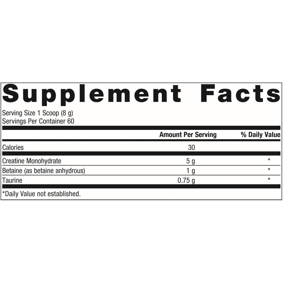 Metagenics - Creatine UP Powder, Creatine Monohydrate, Taurine, and Betaine, 60 Servings