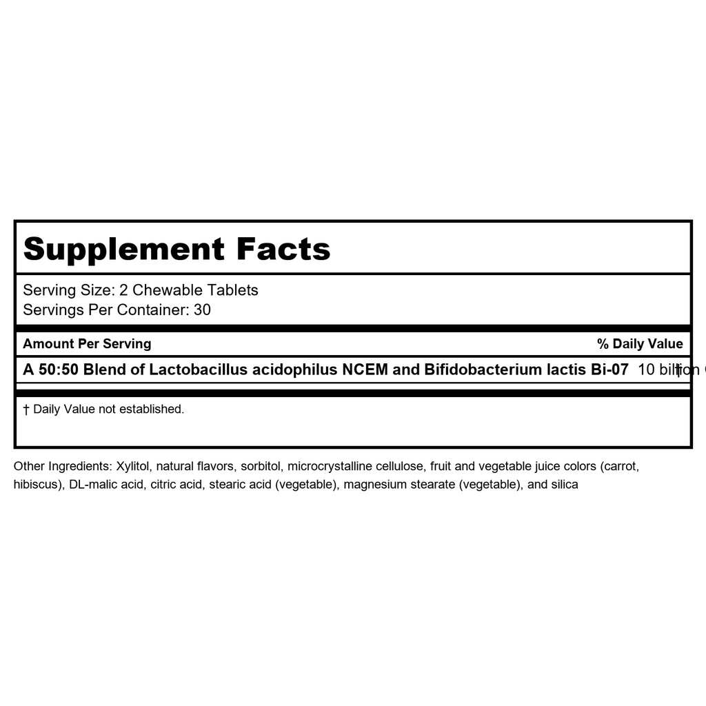 Metagenics MetaKids? Probiotic, Chewable Daily Probiotic Support*, 60 Count