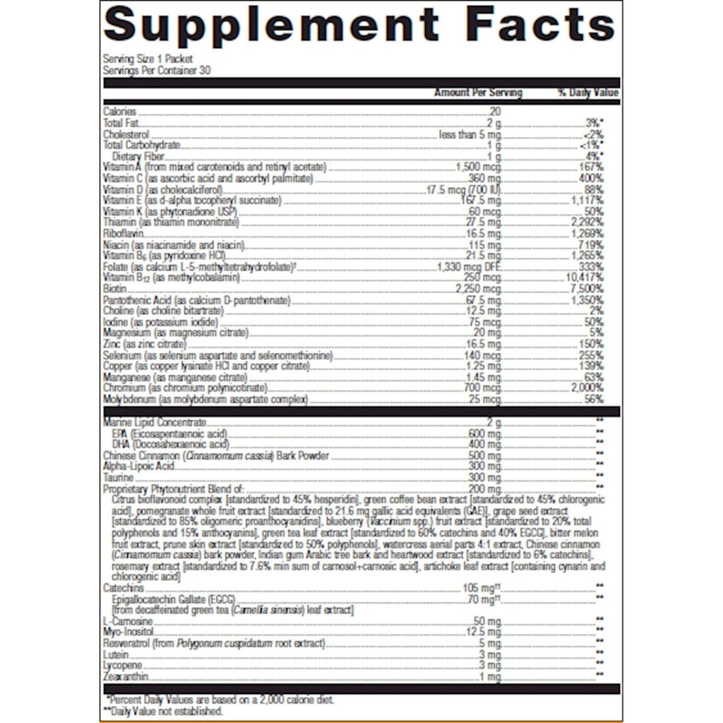 Metagenics Wellness Essentials? Healthy Balance - 30 Packets. Targeted Multifaceted Health Support