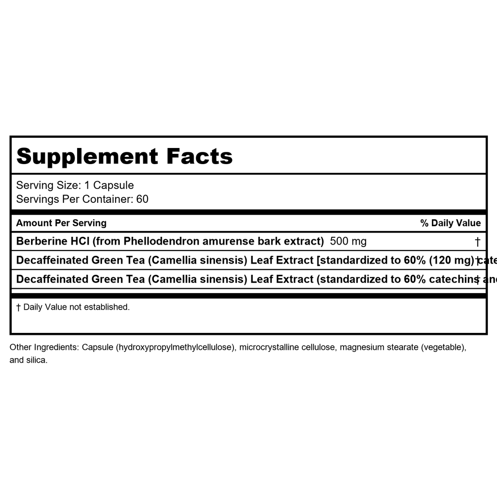 Metagenics Berberine GT - Supports Cardiovascular Health and Healthy Glucose Metabolism* | 60 Count
