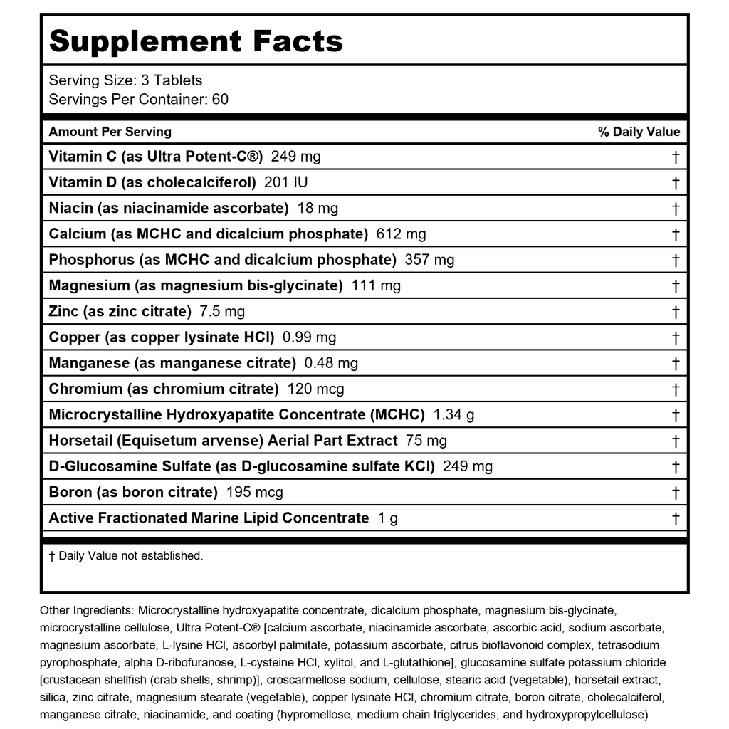 Metagenics Bone Builder Active Multivitamin Tablet - 60 Servings