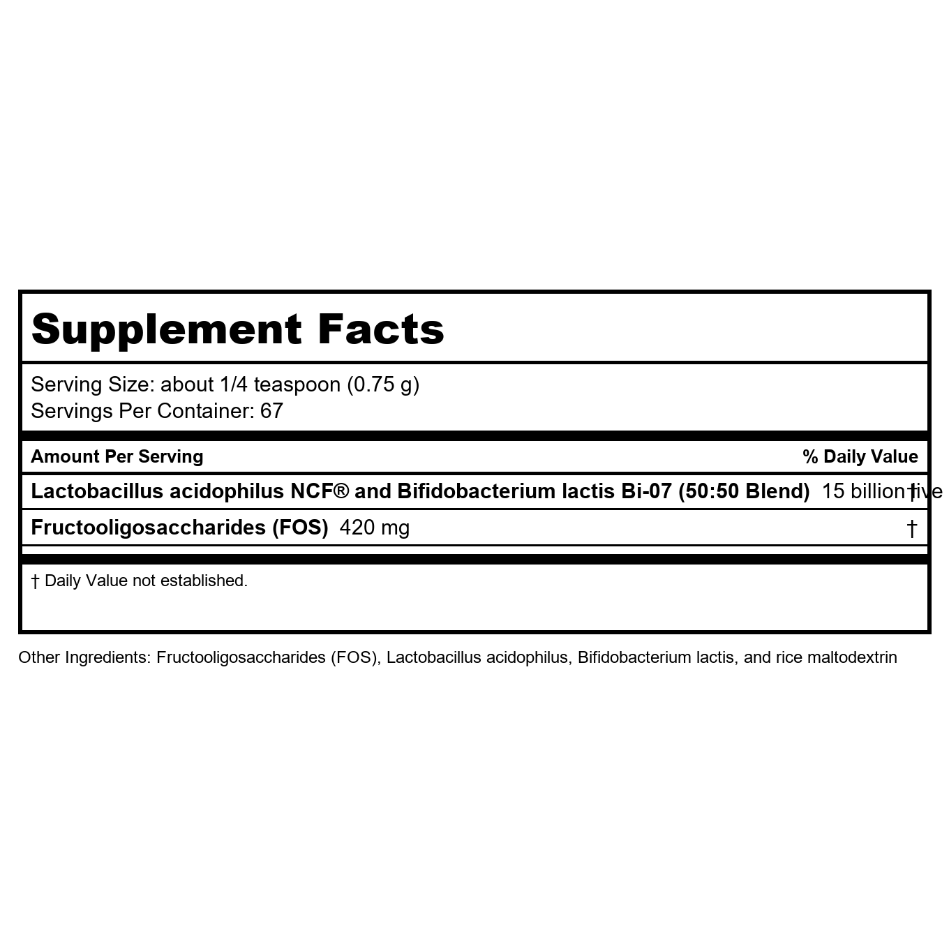 Metagenics UltraFlora? Synergy ? Daily Probiotic ? Immune Health & Digestive Support - Prebiotic* | 67 Servings