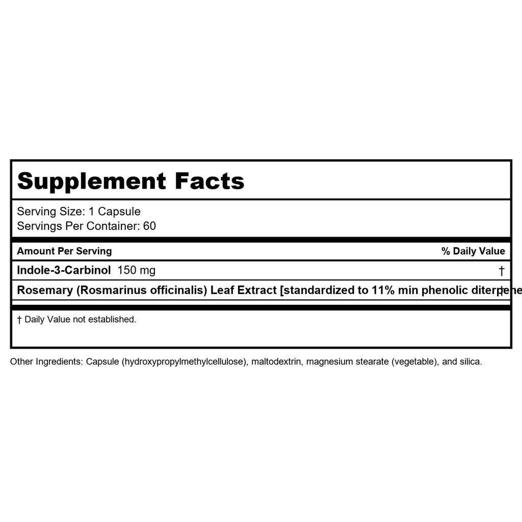 Metagenics Meta I 3 C? ? Stabilized Indole-3-Carbinol ? 60 Servings
