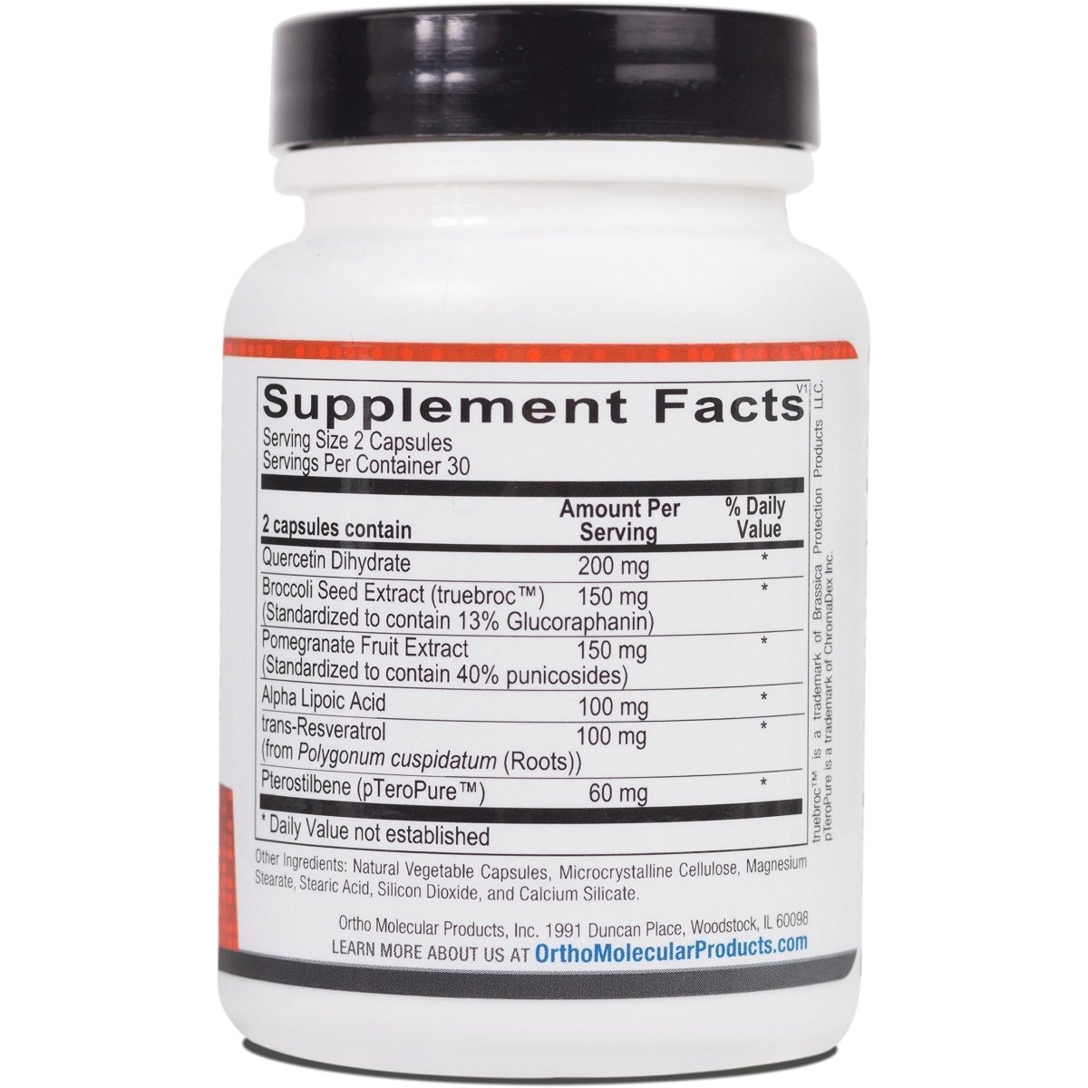 Ortho Molecular - Resvoxitrol- 60 Capsules