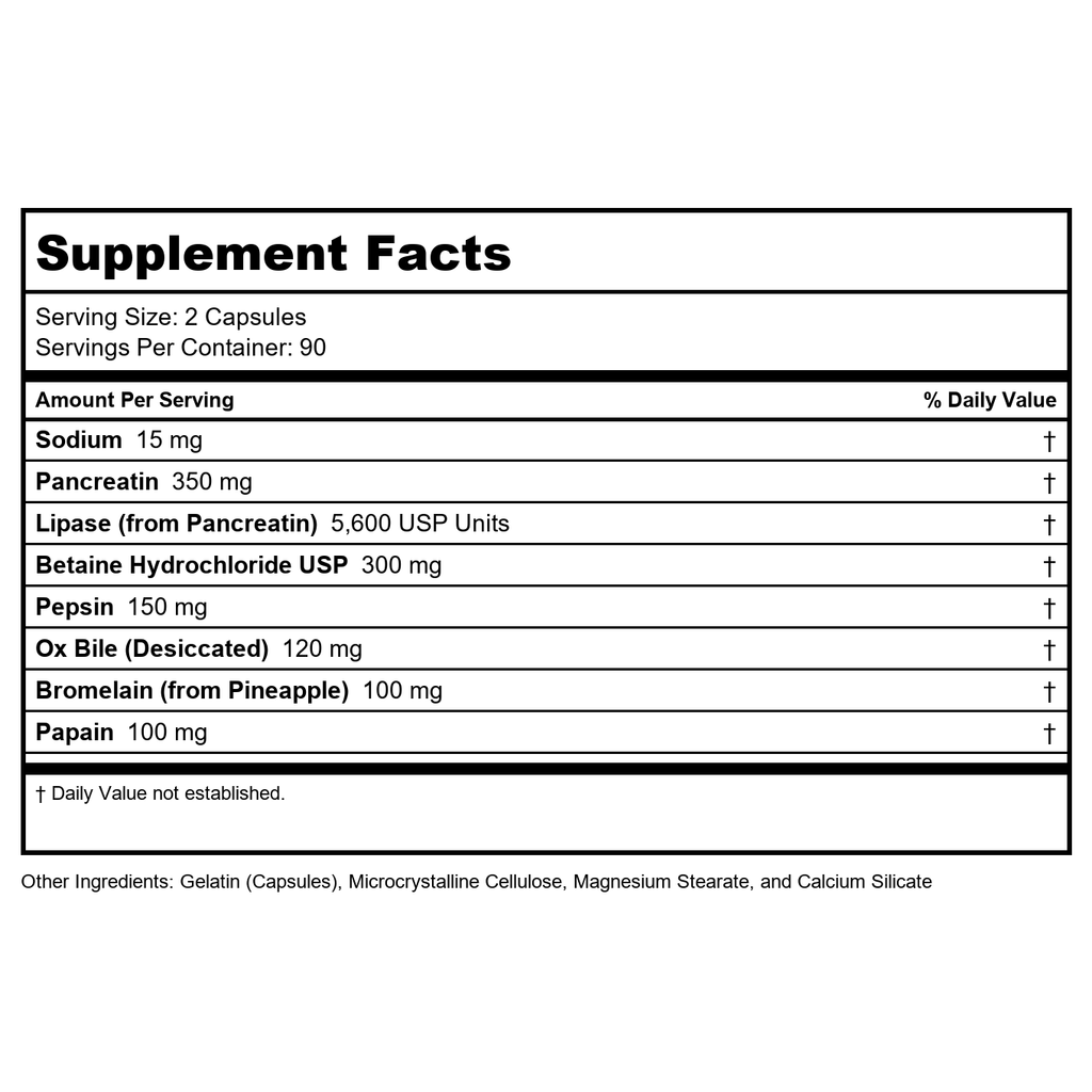 Ortho Molecular - Ortho Digestzyme - 90 Capsules