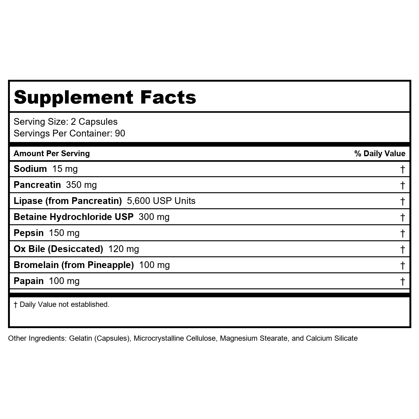 Ortho Molecular - Ortho Digestzyme - 90 Capsules