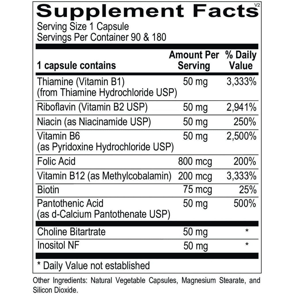 Ortho Molecular - Ortho B Complex - 90 Capsules