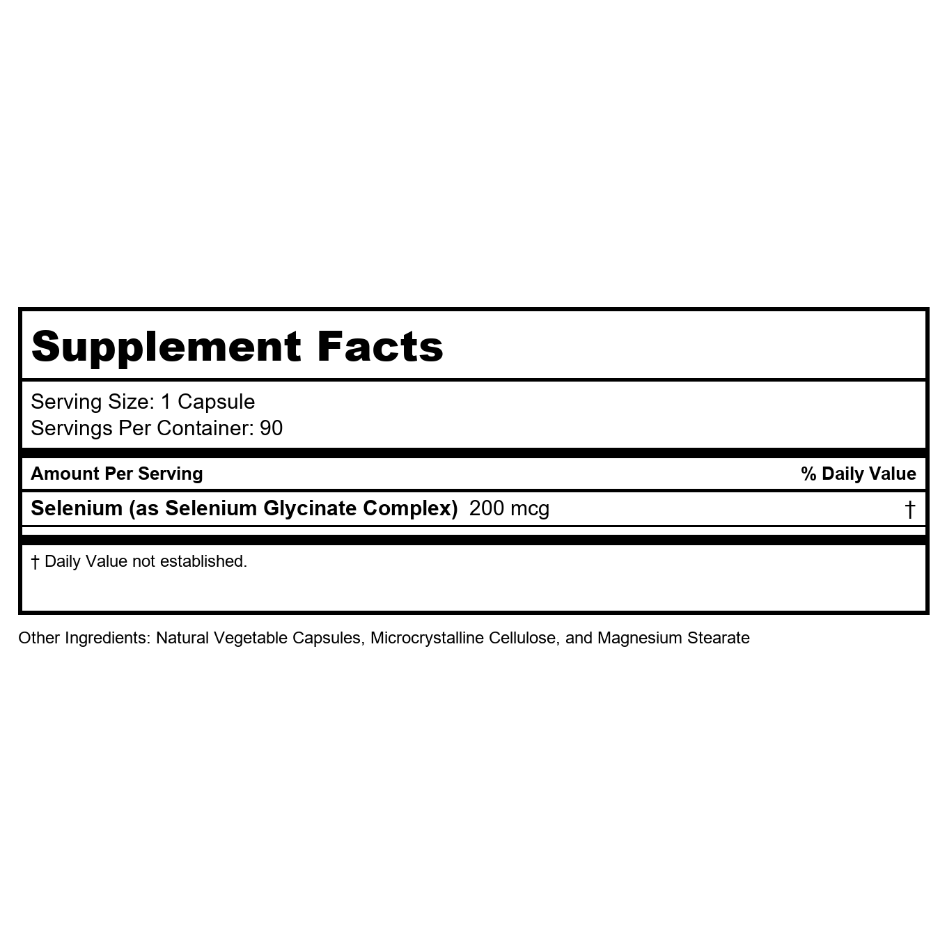 Ortho Molecular Products - Reacted Selenium - 90 Capsules