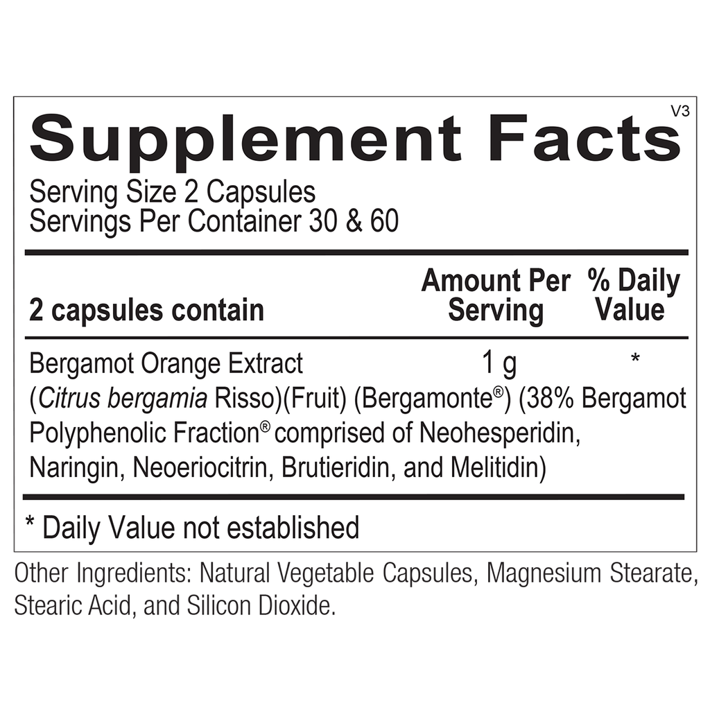 Bergamot Bpf Ortho Molecular - 120 Count