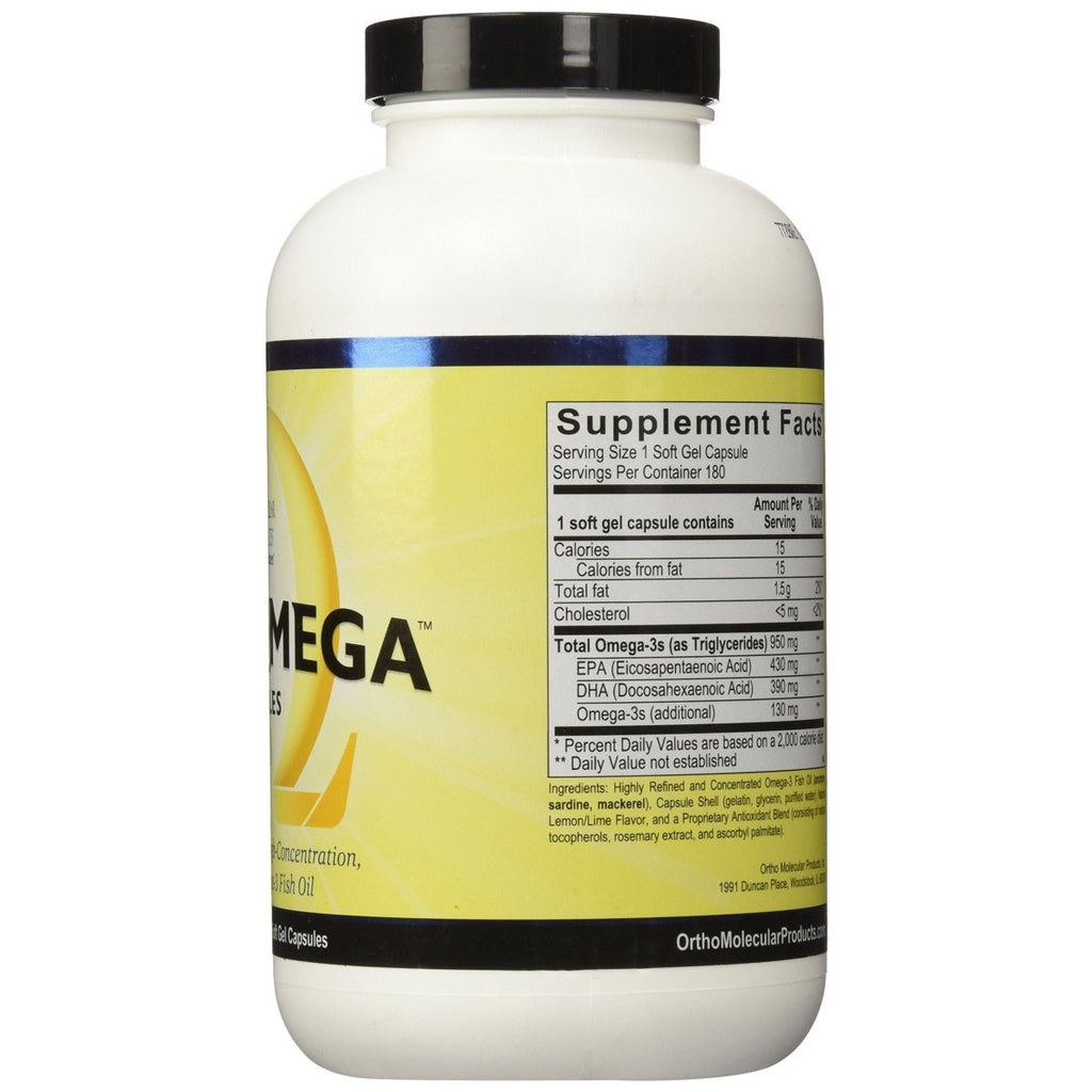 Ortho Molecular - Orthomega 820-180 Soft Gel Capsules