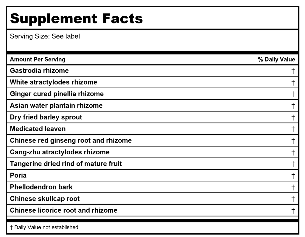 Kan Herb Essentials Subdue Internal Wind 300 Tablets