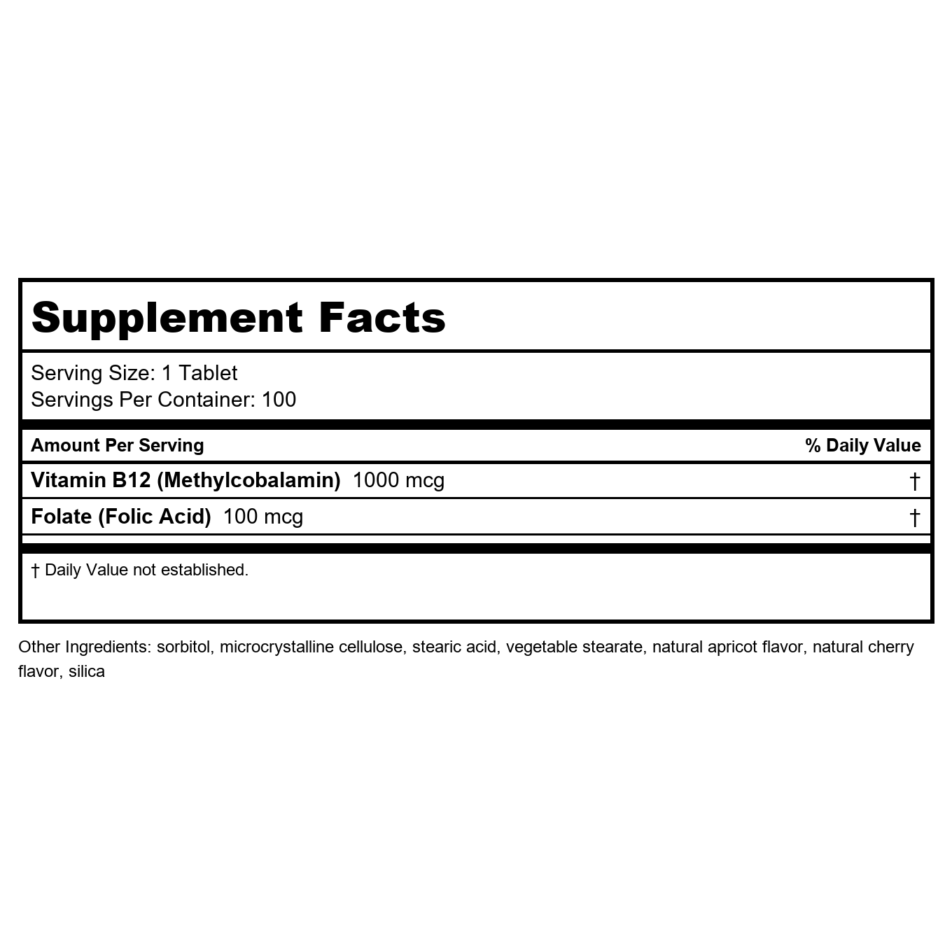 Davinci Laboratories Chewable B12-mc - 100 Count