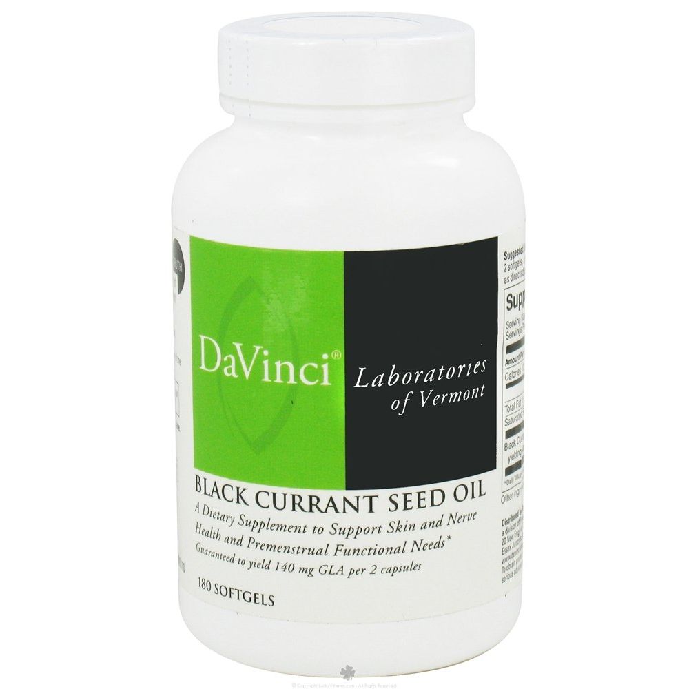 Davinci Labs - Black Currant Seed Oil 180 gels