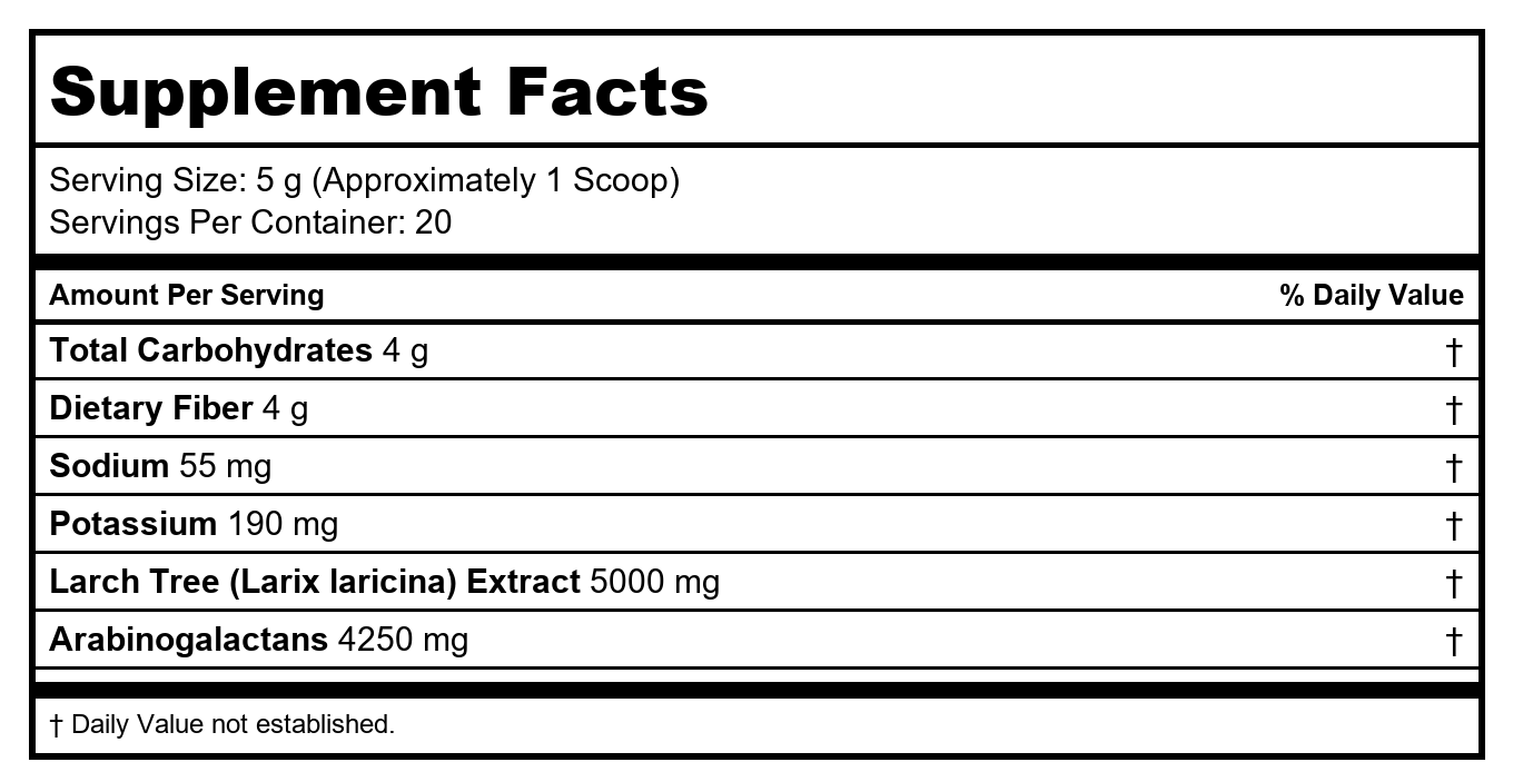 Davinci Labs - Arabinogalactan Powder 100 GMS by silp-art