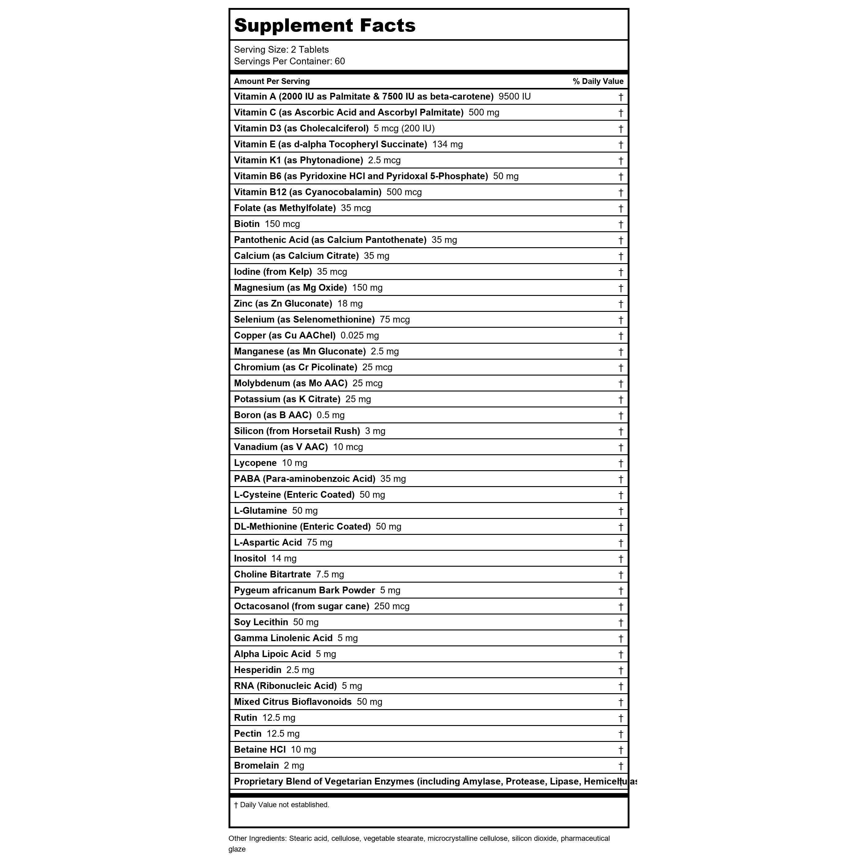 Davinci Labs - Spectra Man 120 vtabs [Health and Beauty]