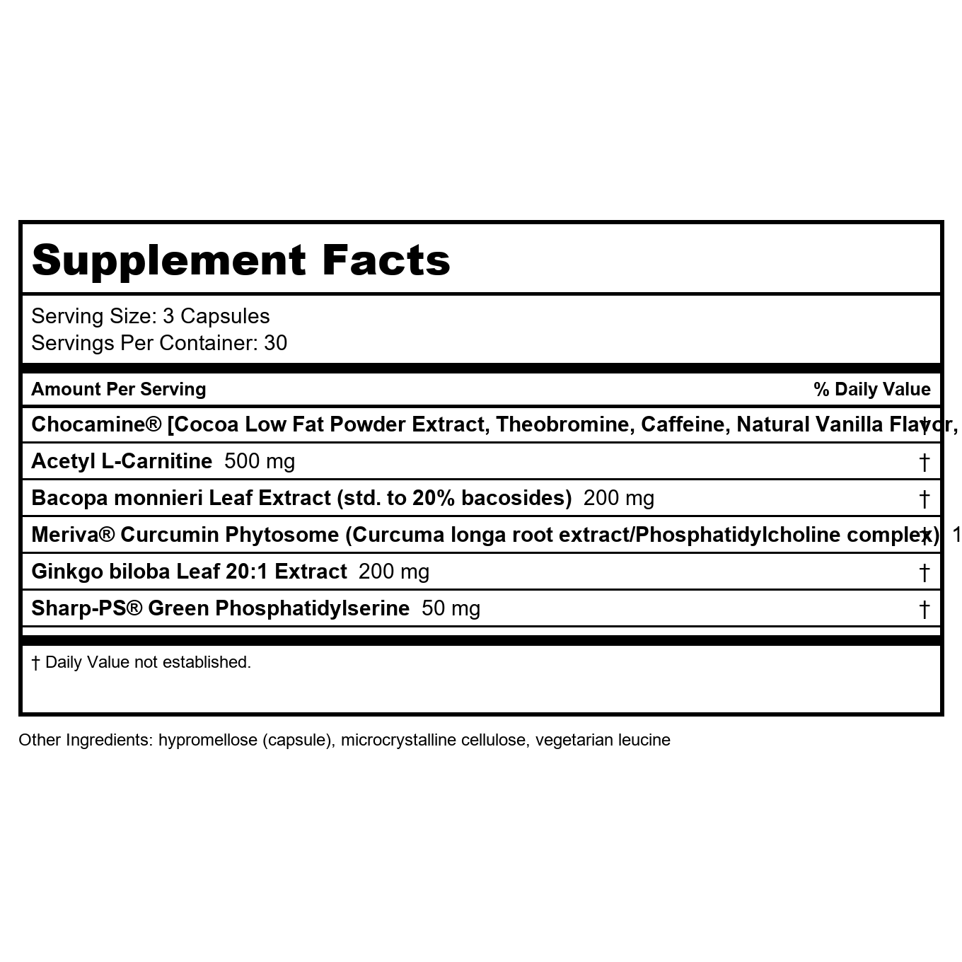 DaVinci Benefits Neuro Benefits 90 Capsules