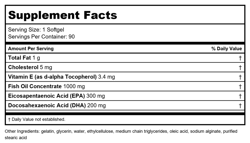 Davinci Labs - Omega-3 1000 90 Gels