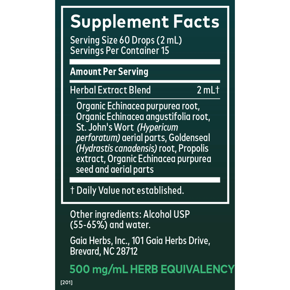 Gaia Herbs Echinacea Goldenseal Supreme - 1 fl oz
