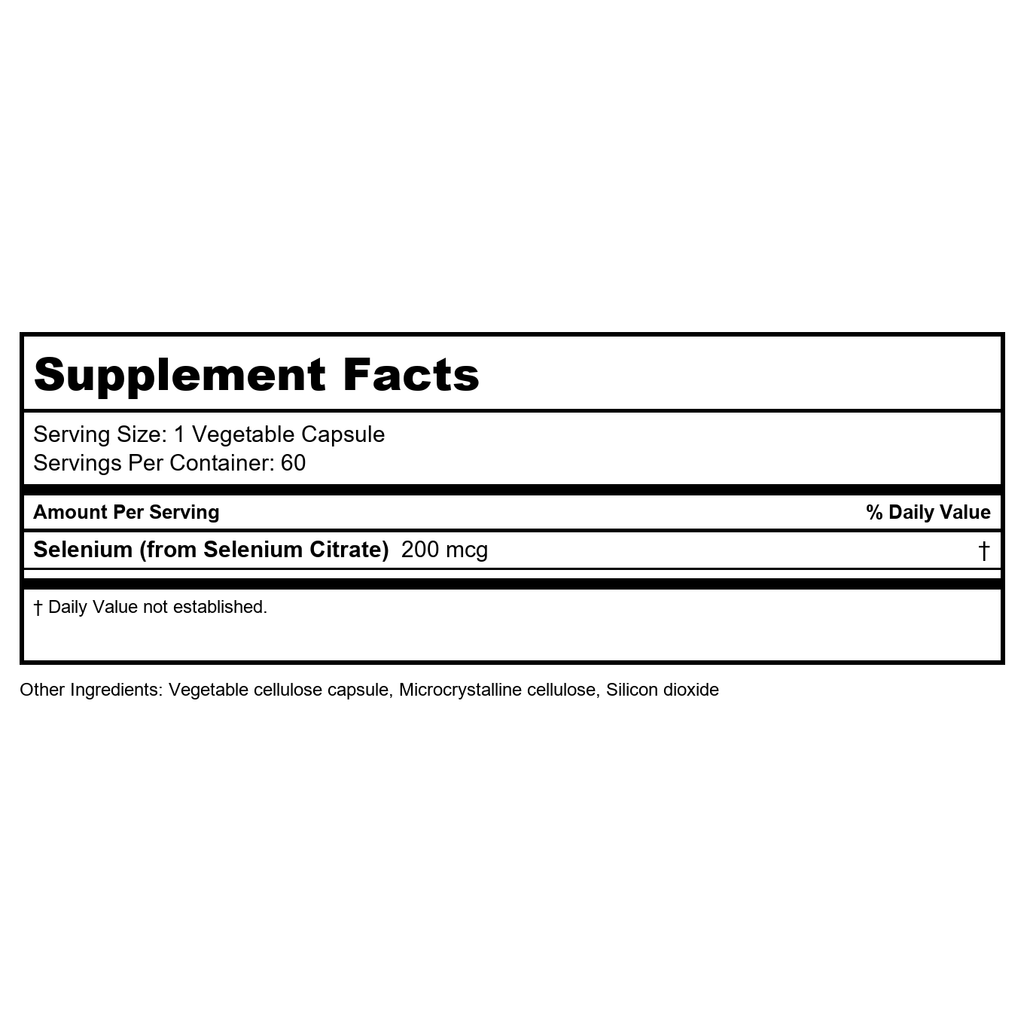 Davinci Labs- Selenium Citrate 60 vcaps