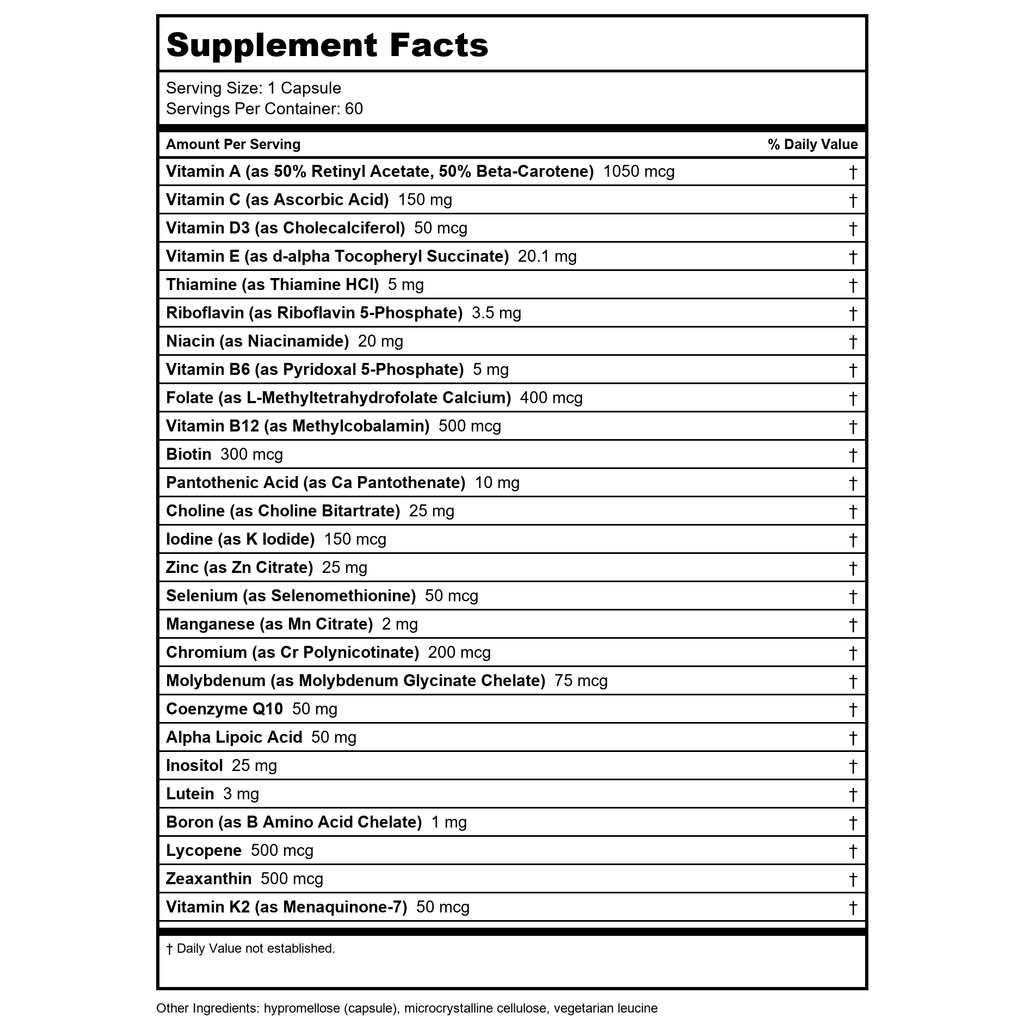 Davinci Labs 5-MTHF 1 MG 60 Capsules by Unknown