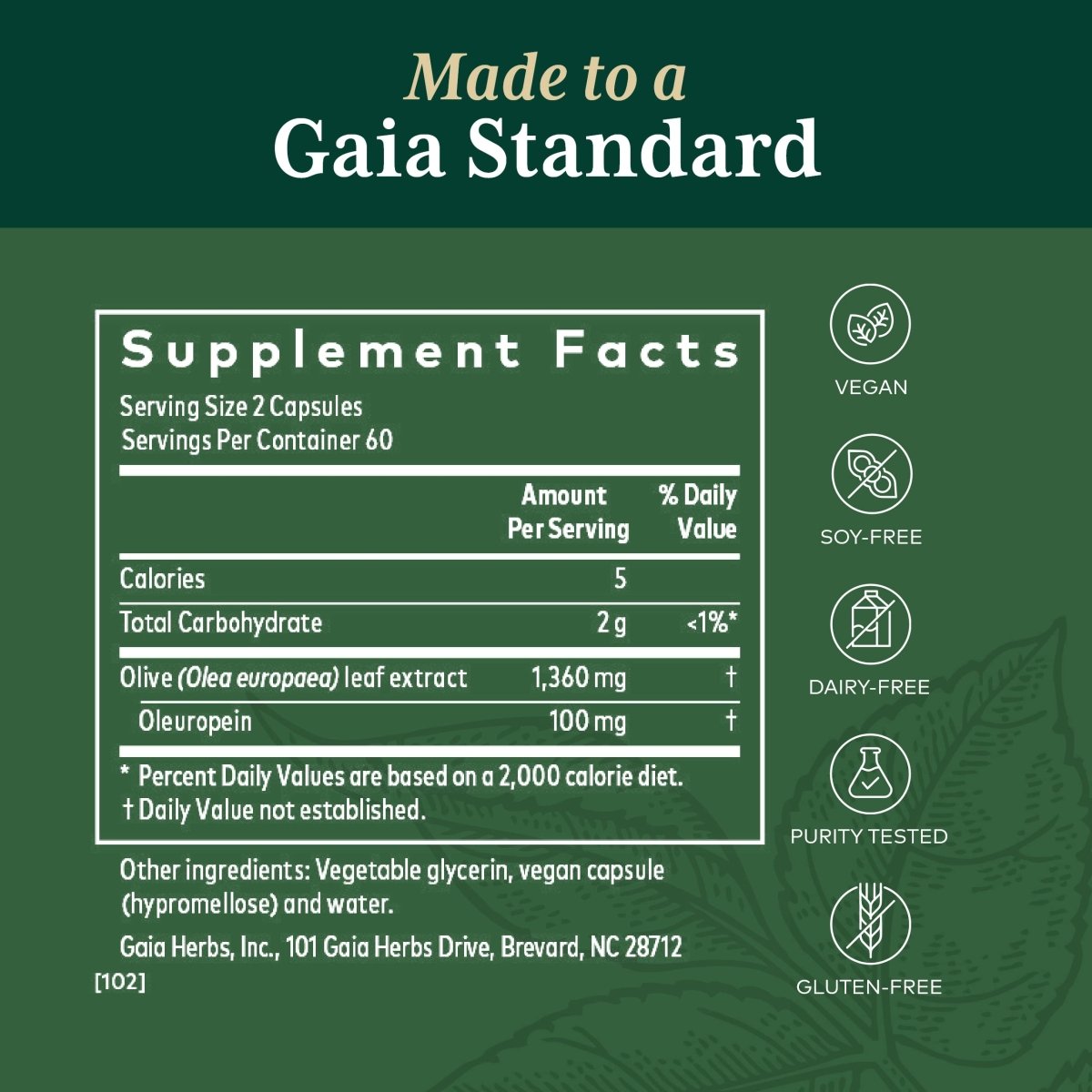 Gaia PRO Olive Leaf 1360