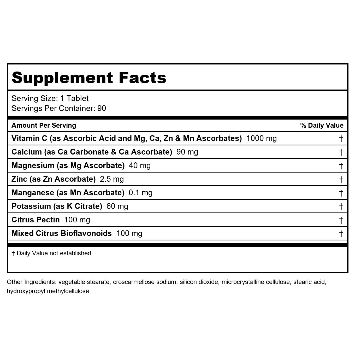 Davinci Poten-C Vegitabs 250 Count by