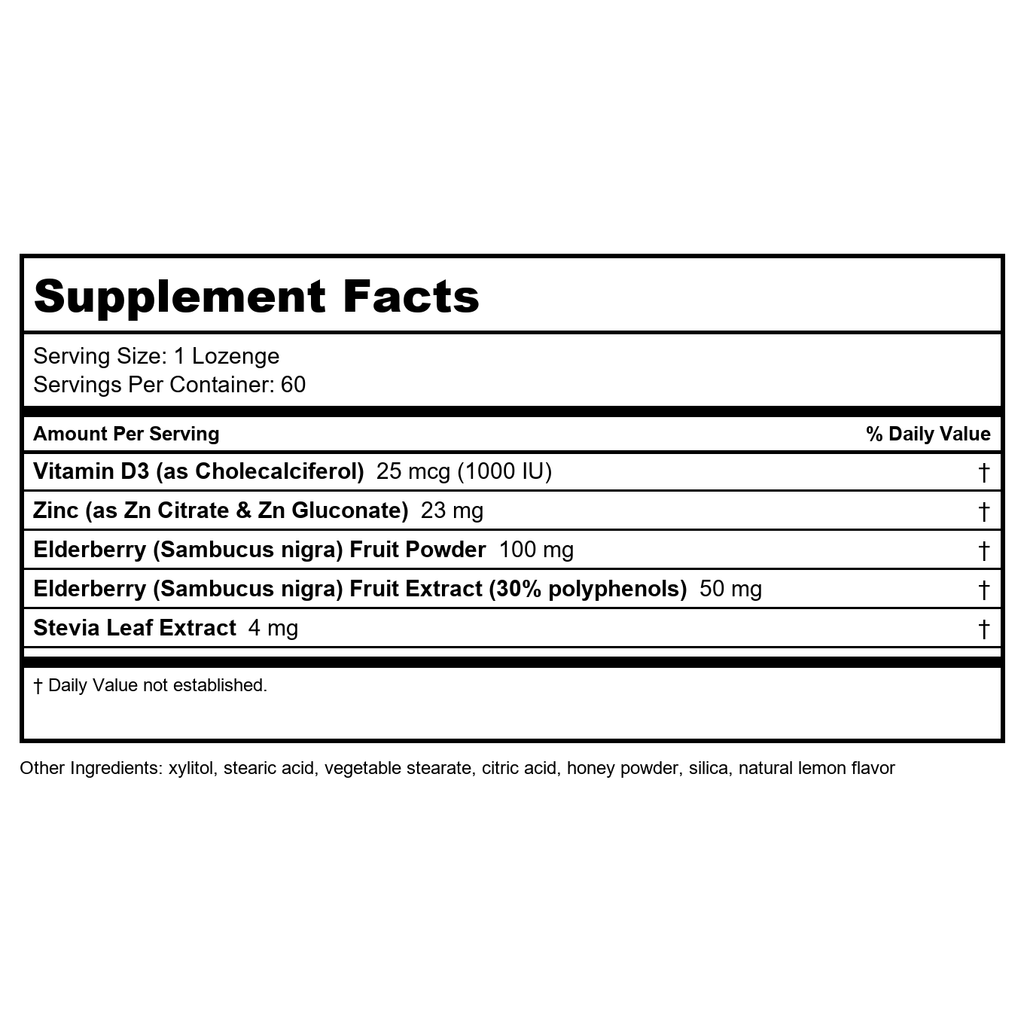 Davinci Labs - Immuno-DMG (chewable) w/Elderberry & Vit D3 120t