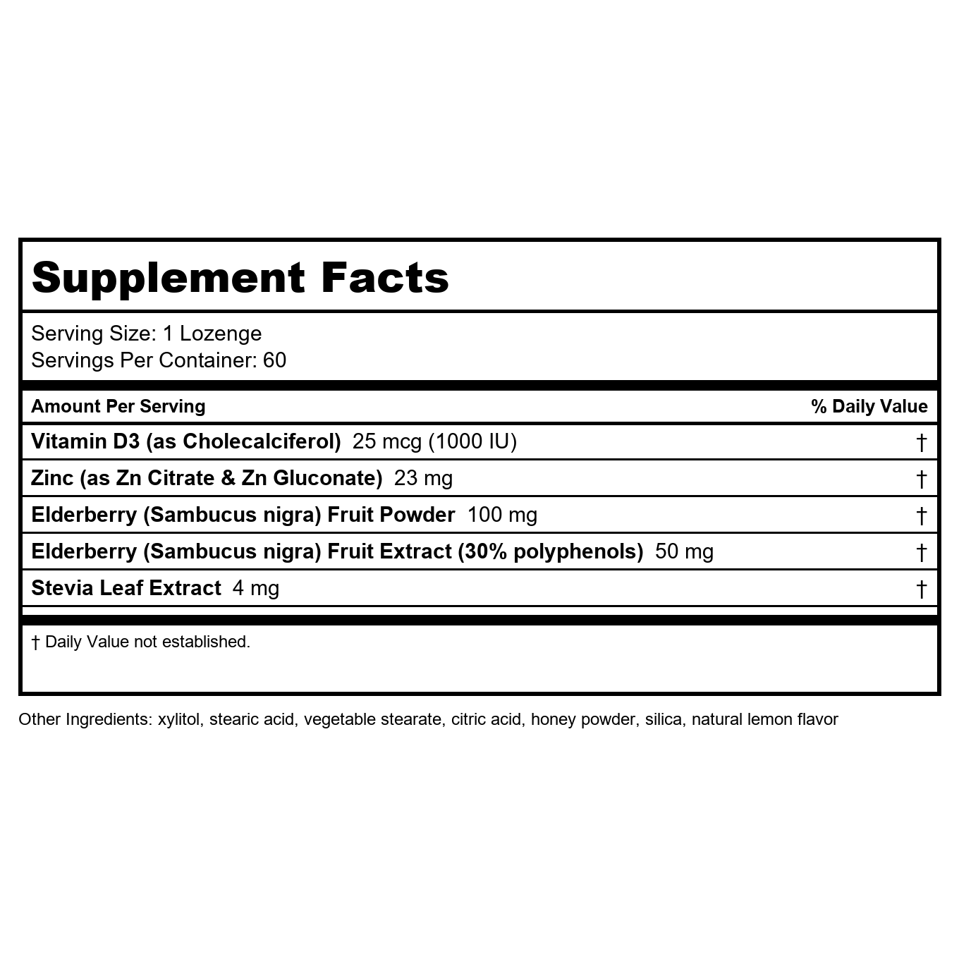 Davinci Labs - Immuno-DMG (chewable) w/Elderberry & Vit D3 120t