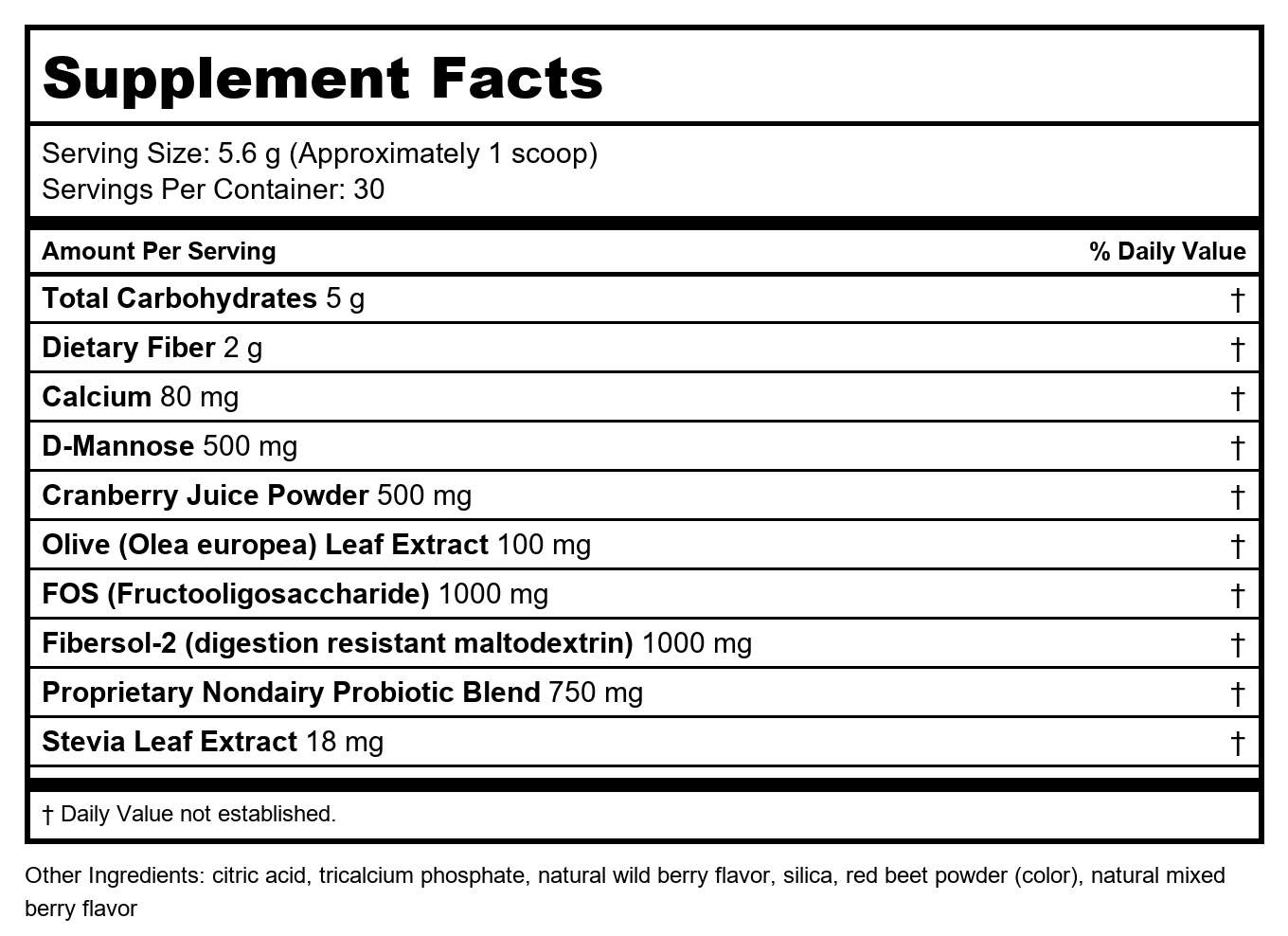 Davinci Labs - D-Mannose Complex 5.82 oz