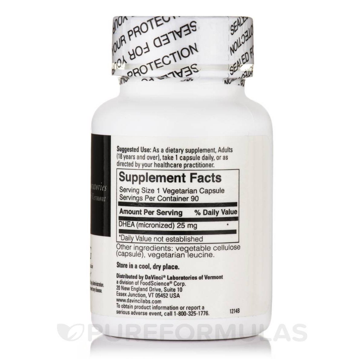 Davinci Labs - DHEA 25 mg 90 vcaps [Health and Beauty]