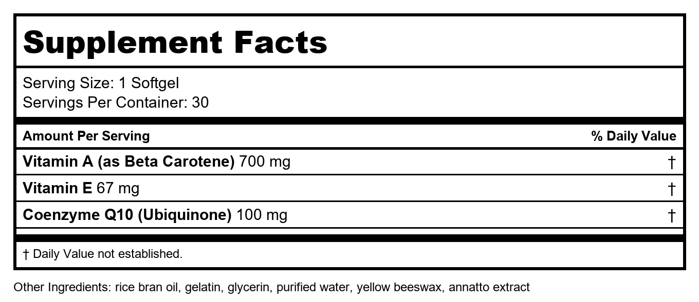 DaVinci Labs - CoQsol 100mg 30c