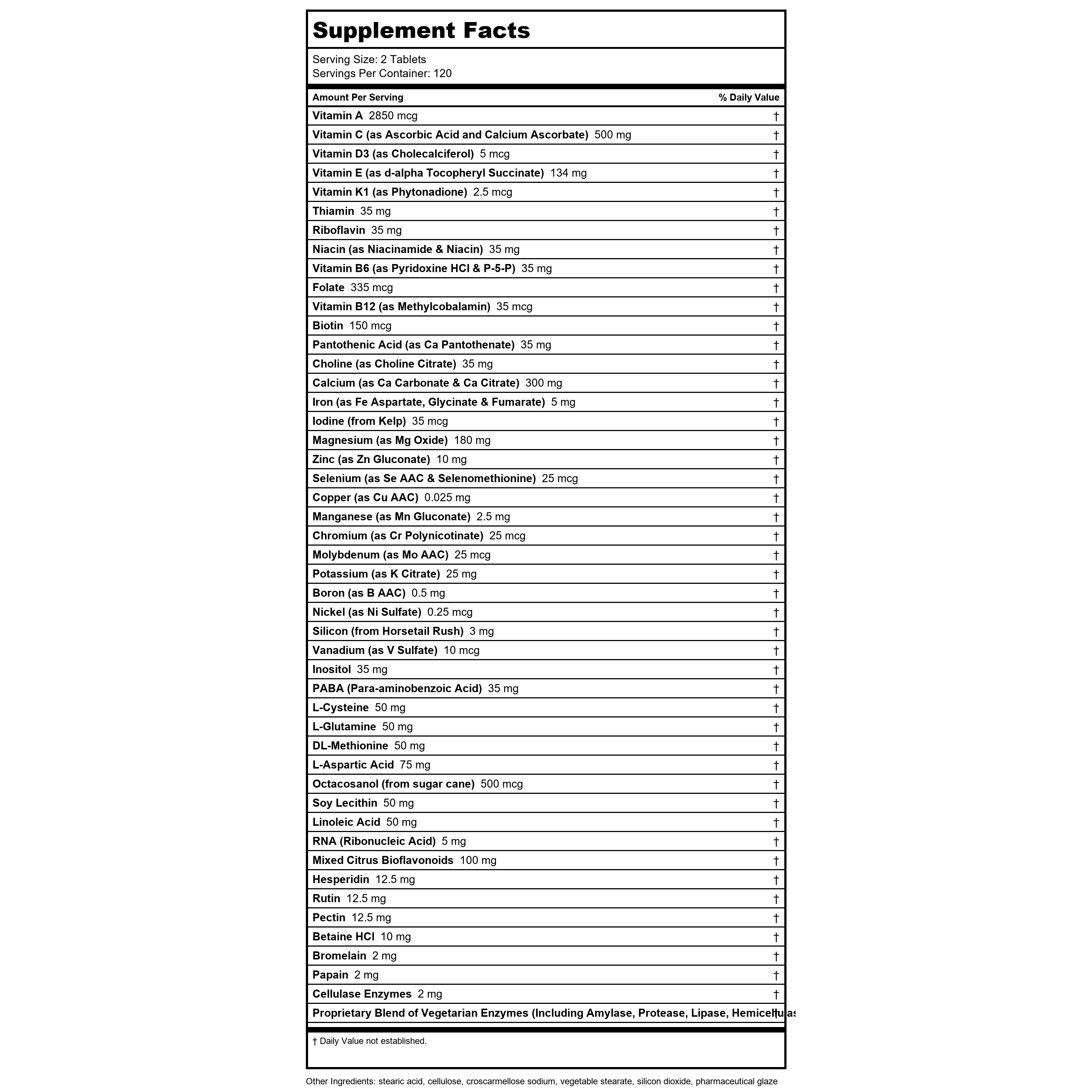 Davinci - Spectra Tablets, 240 Count [Health and Beauty]