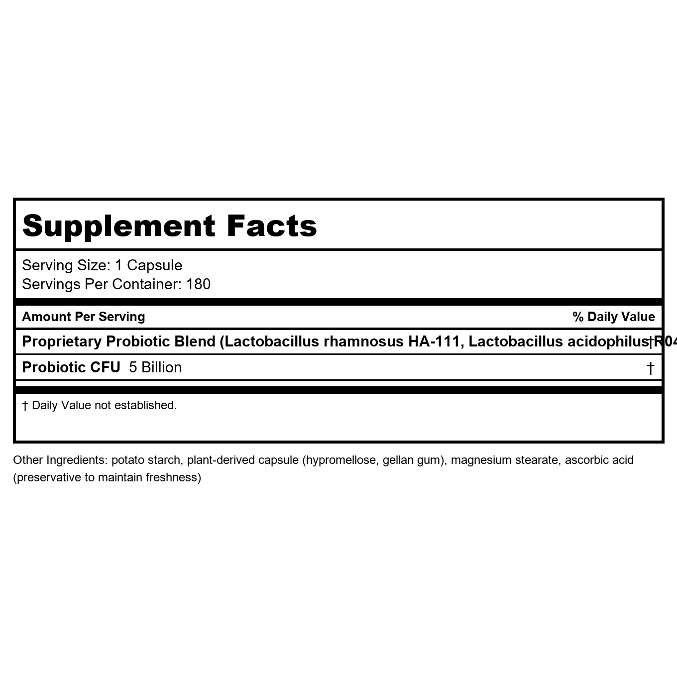 Nature's Way Primadophilus Original - Probiotic Support for Digestive Health - 180 Capsules