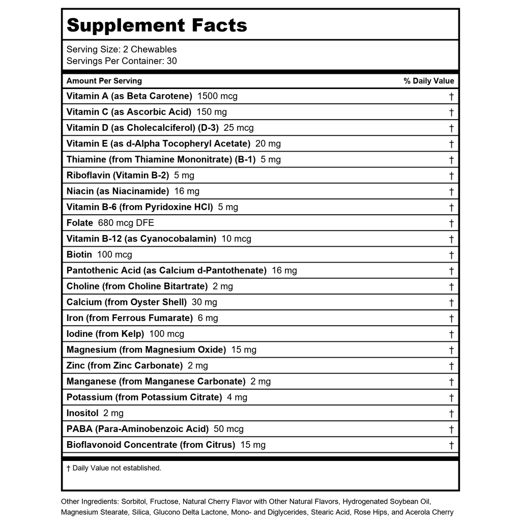 SOLARAY Focus for Children Supplements - 60 Count
