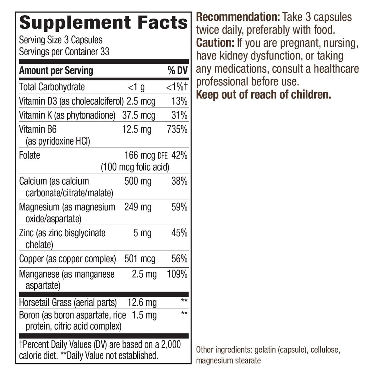Nature's Way Calcium Complex Advanced Bone Formula*