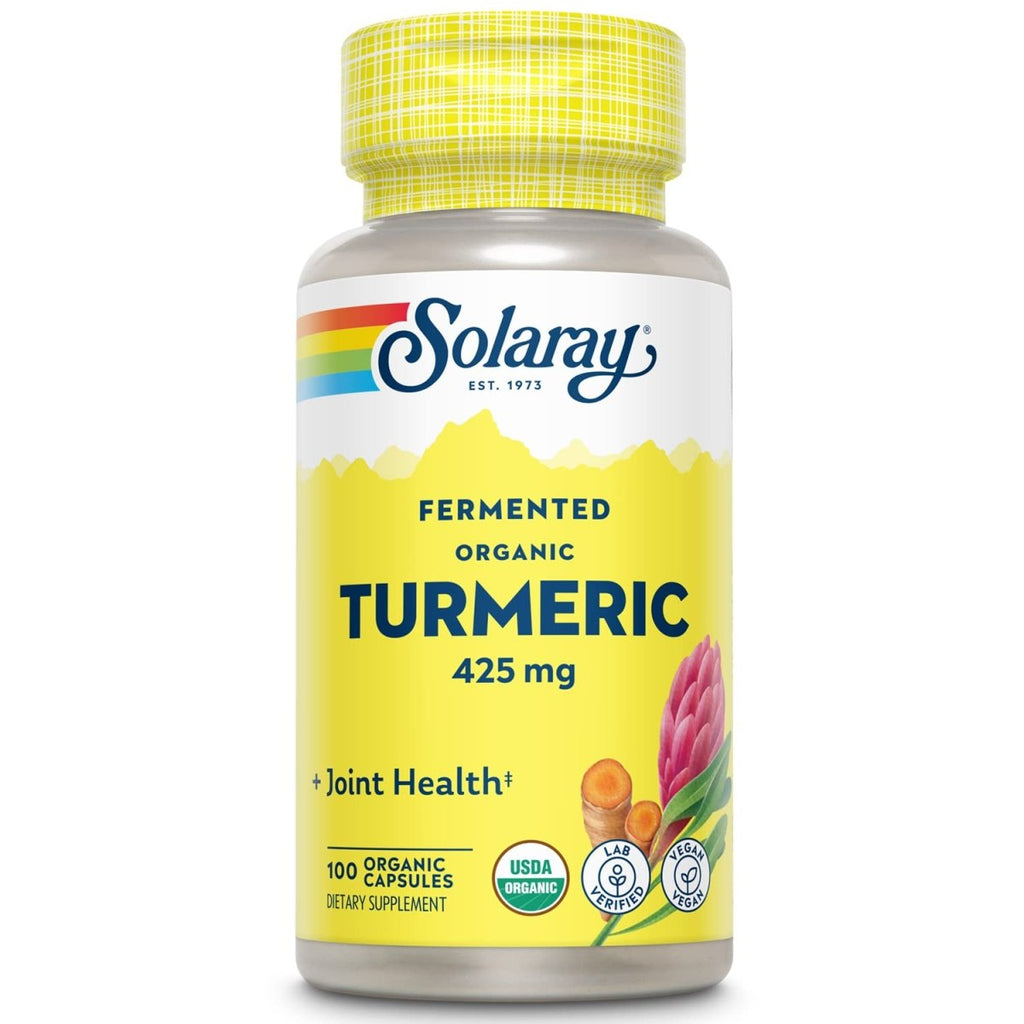 SOLARAY Fermented Turmeric Root 500mg | 100 VegCaps