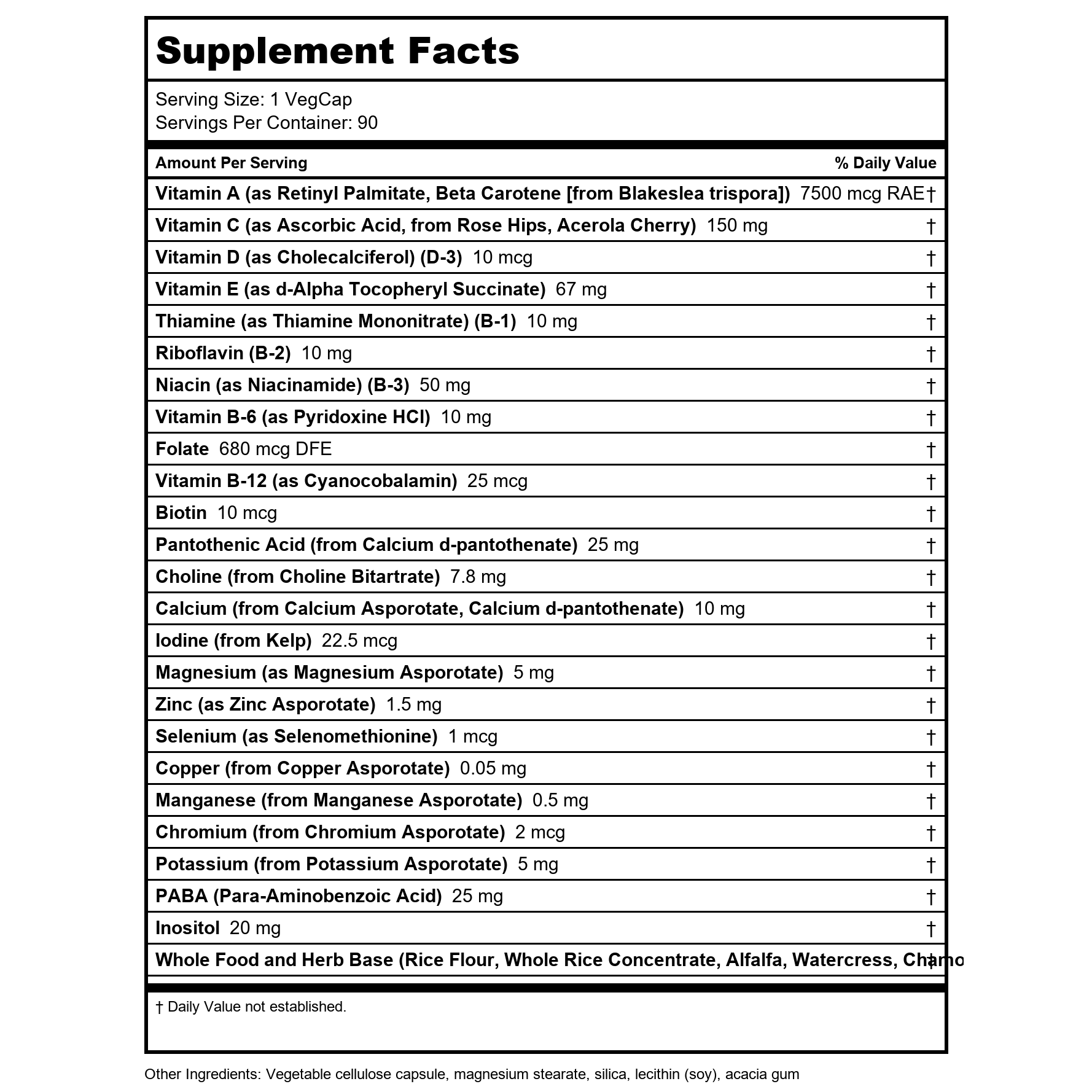 SOLARAY Once Daily High Energy Multivitamin 90 VegCaps  47306