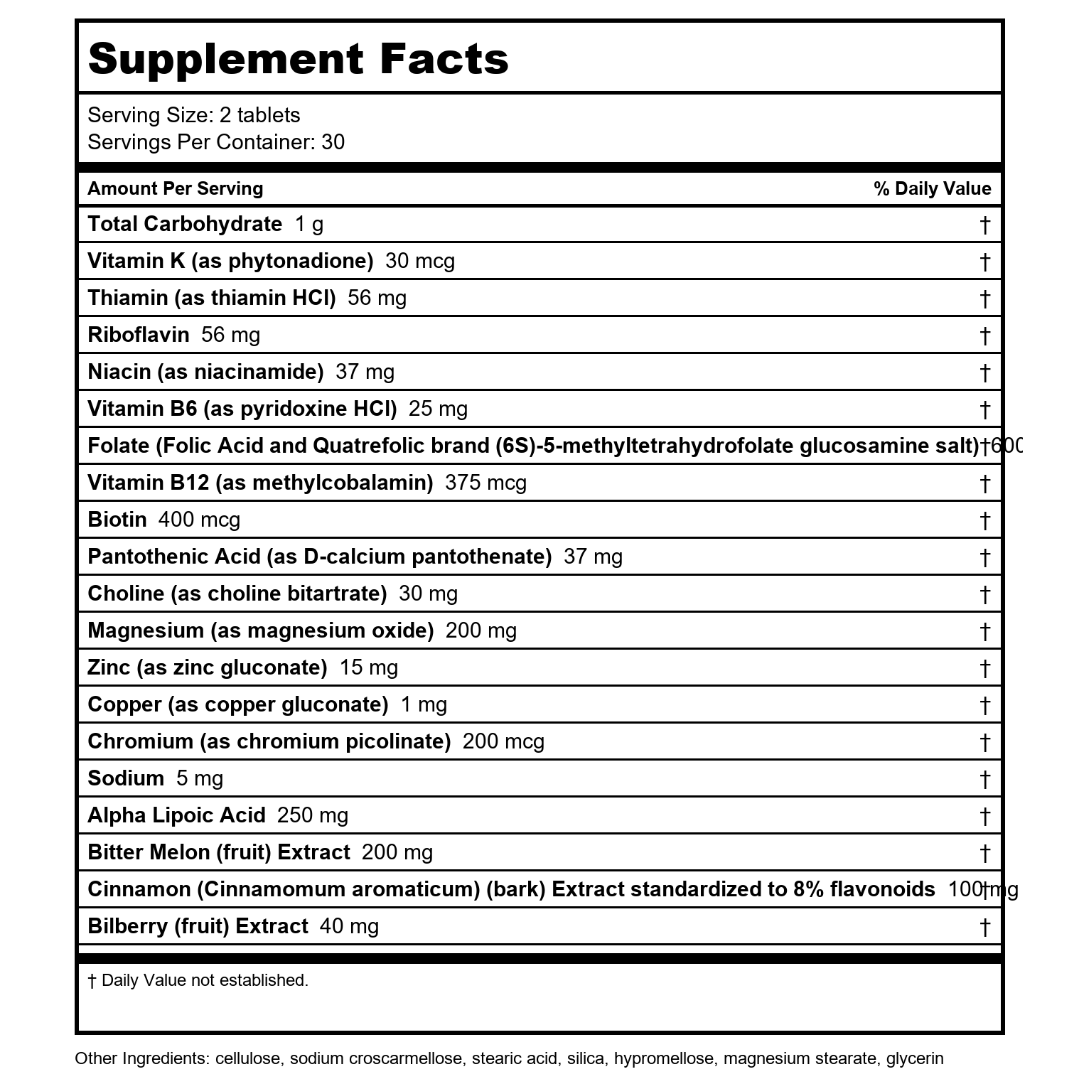 Nature's Way Blood Sugar Manager Glucose Support Formula*, 60 Count