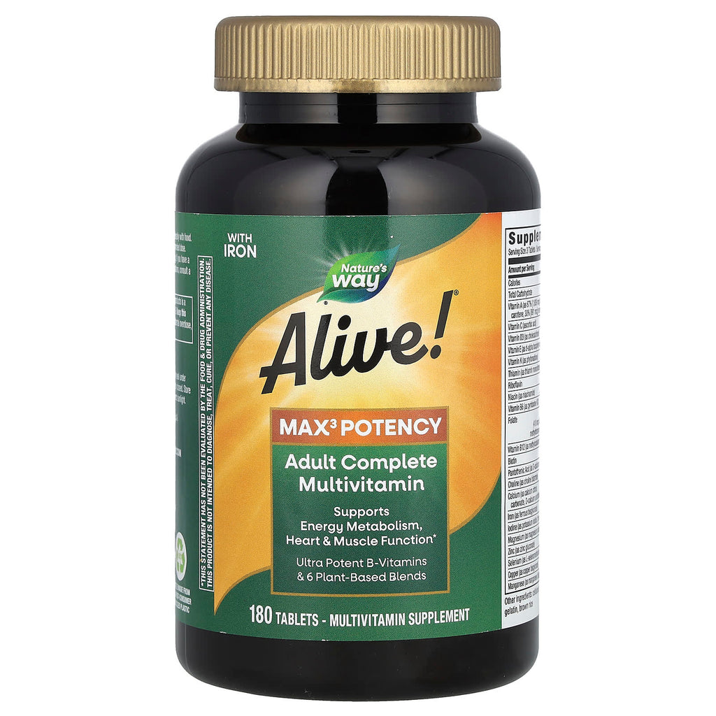 Nature's Way - Alive With Iron Tabs, 180 tablets