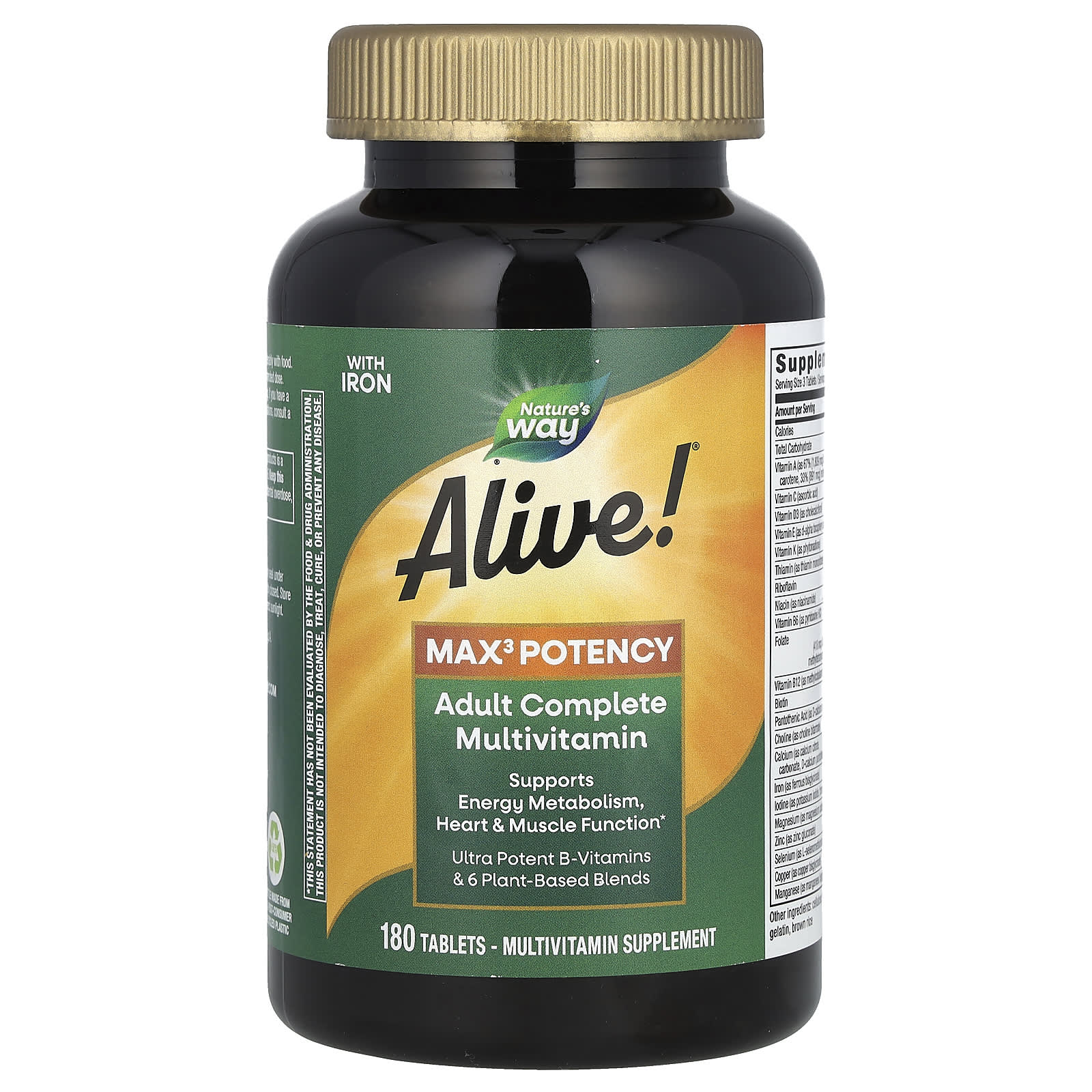 Nature's Way - Alive With Iron Tabs, 180 tablets
