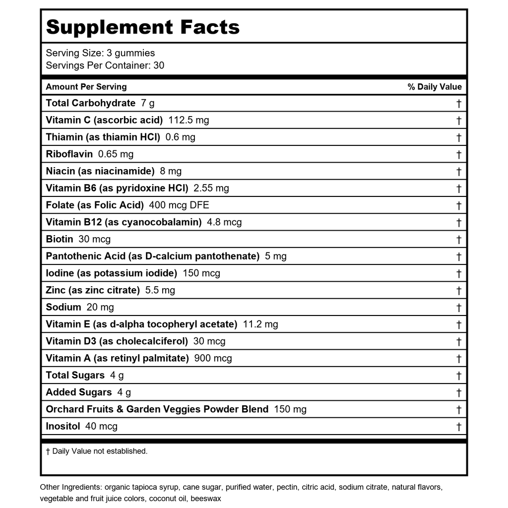 Nature's Way Alive Adult Multivitamin Gummy Chew, 90ct Bottle