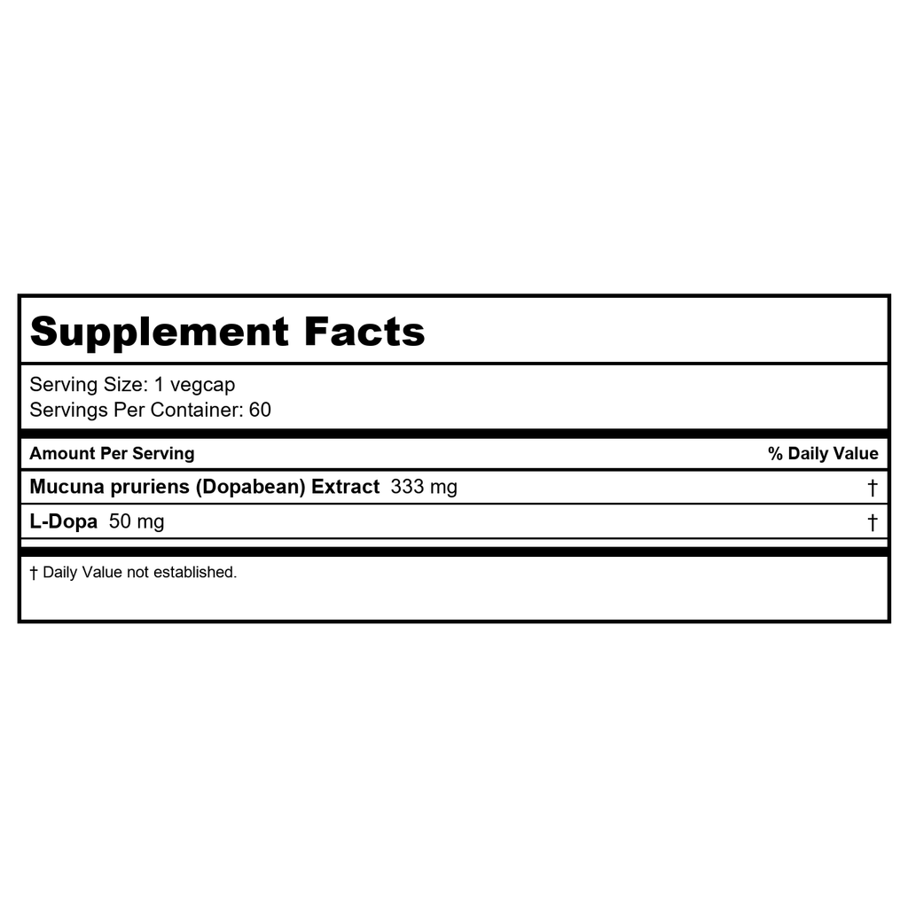 SOLARAY Dopabean, 333 mg | 60 Count