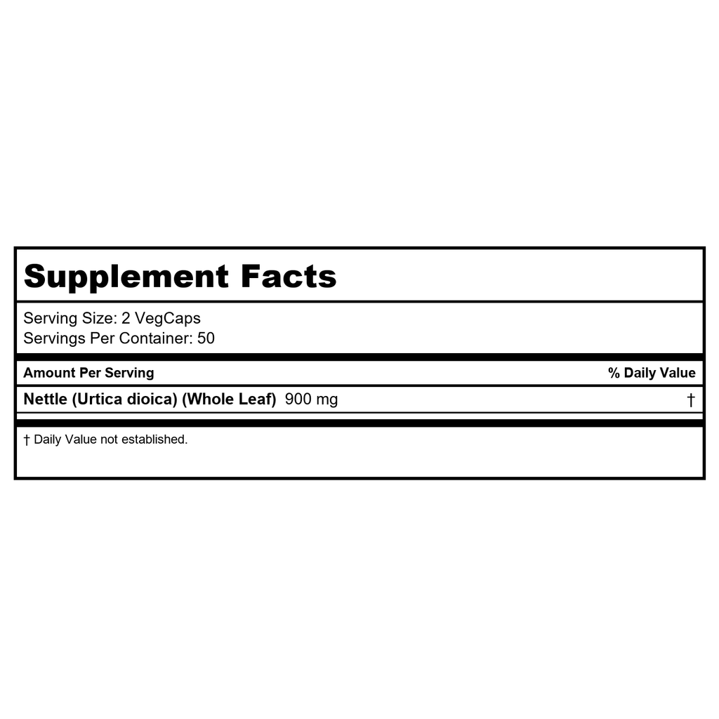 SOLARAY Nettle, 450 mg, 100 VegCaps