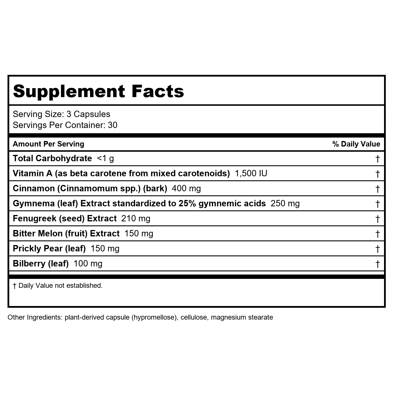 Nature's Way Blood Sugar Manager, 90 capsules