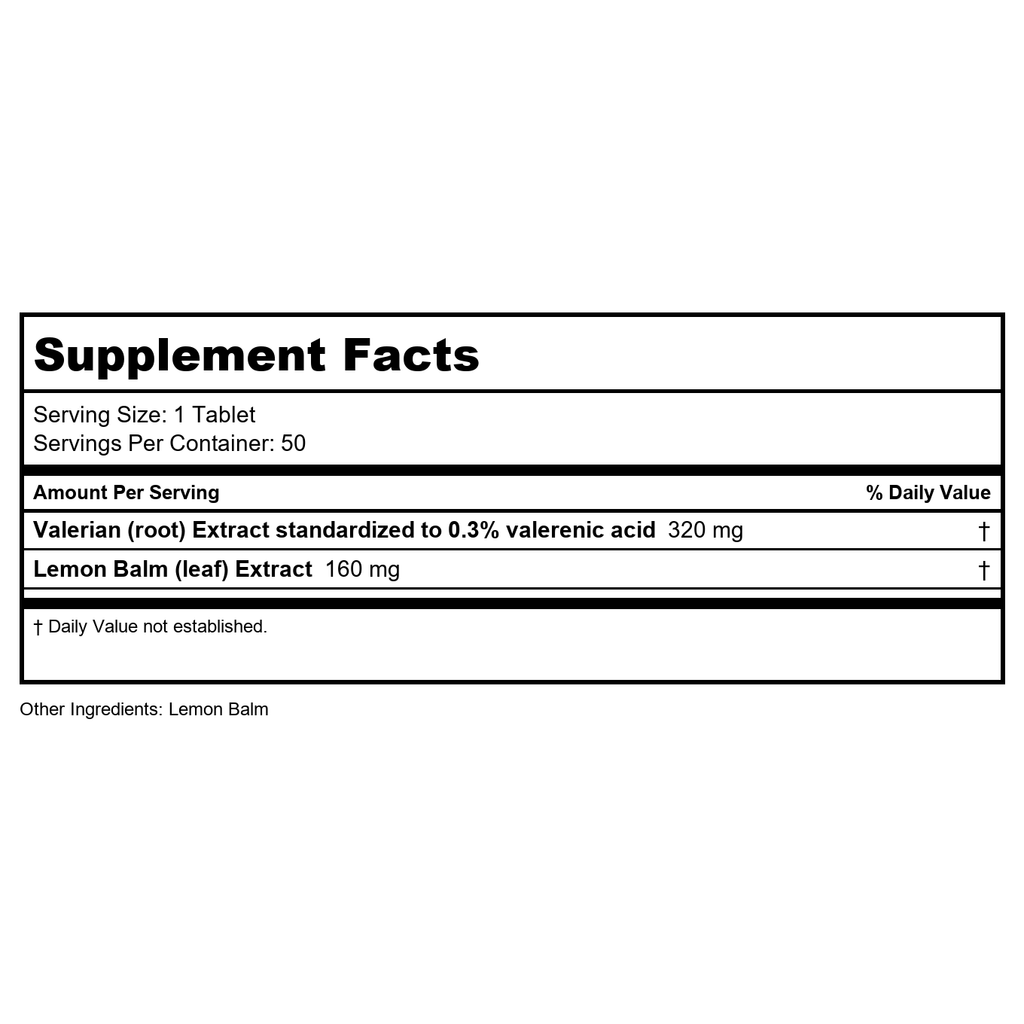Nature's Way Valerian Nighttime 50 Tablets